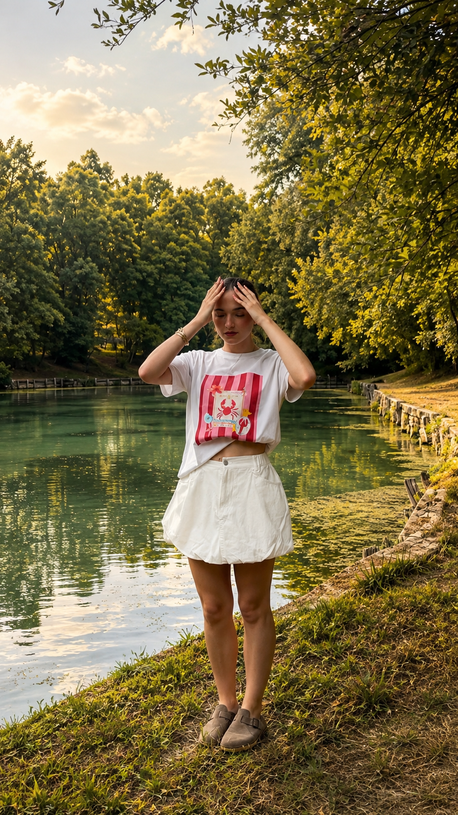 Jupe short ballon