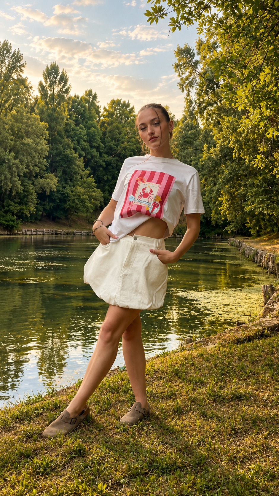 Jupe short ballon