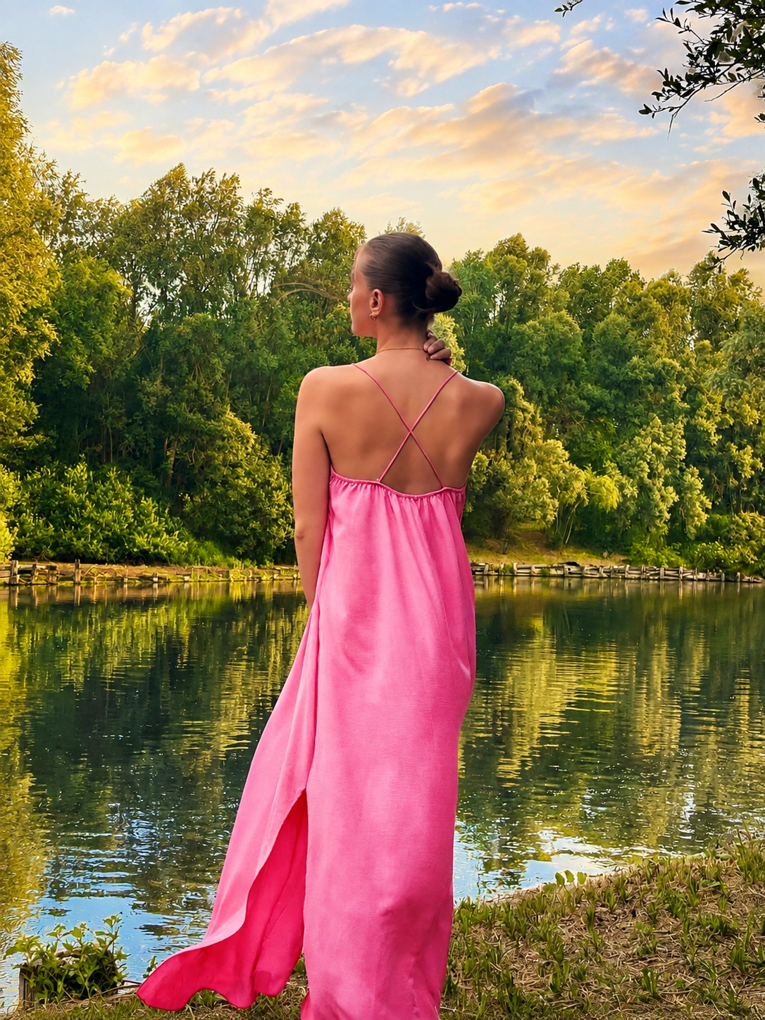 Robe Loéva Rose